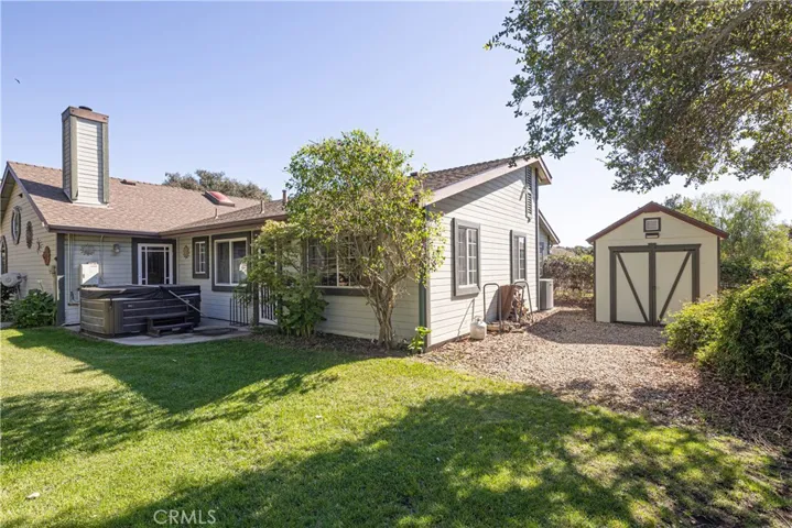 Spa is included and off of primary bedroom.