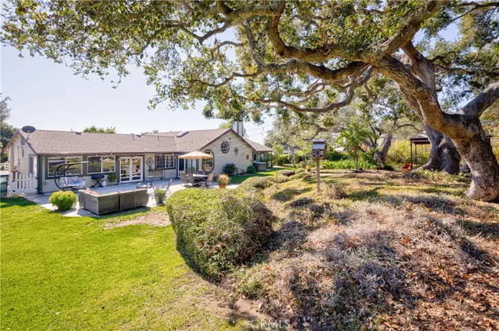 Incredible oaks in the backyard- entertainers dream!