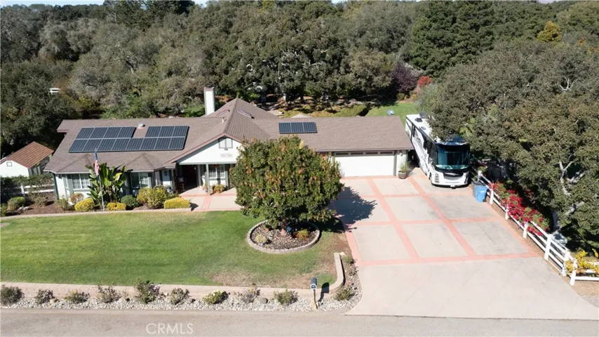 Owned solar and RV parking with 50 amp.