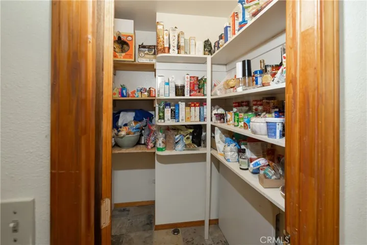 Pantry off of kitchen.