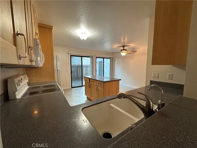 Looking into kitchen