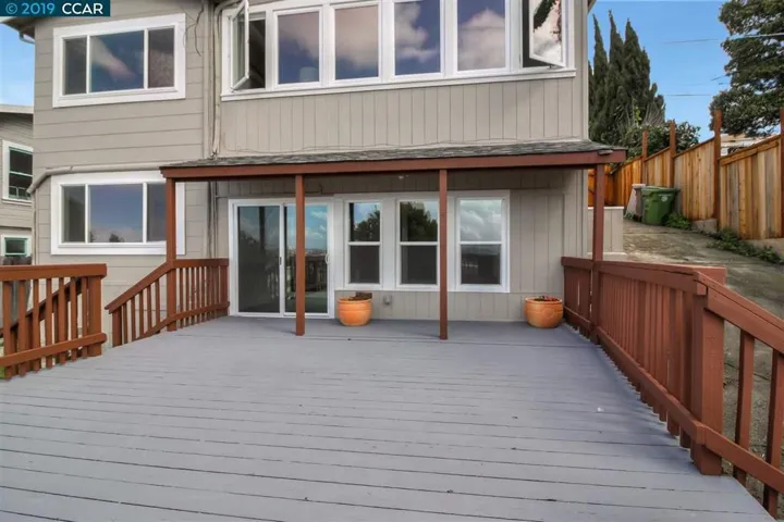 Back of house & deck