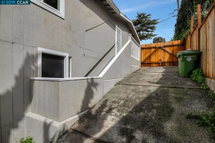 Stairway leading to basement