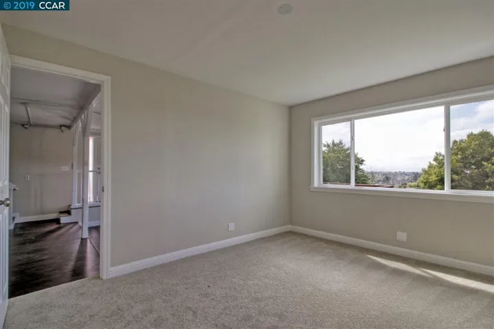 new carpet in basement room
