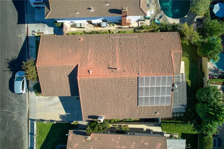 Overhead view, includes solar panels...