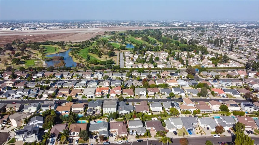Drone shot of College Park East and the Old Ranch Country Club Golf Course!