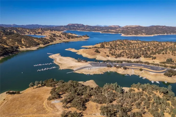 Lake Nacimiento with launch ramp