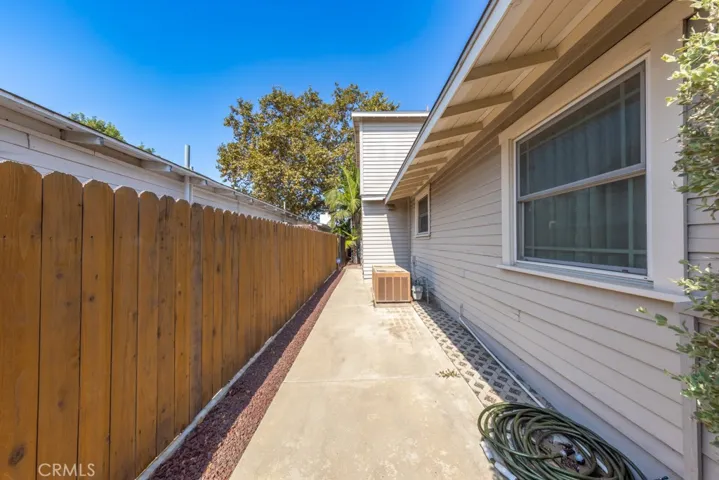 Side yard.