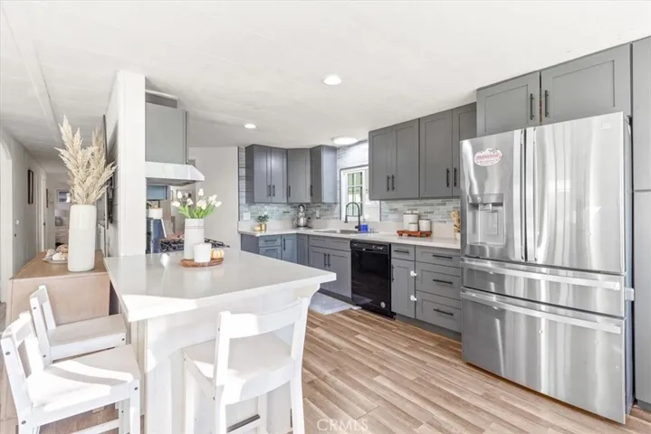 Kitchen and table