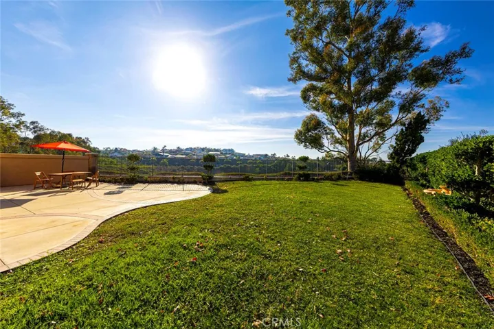 Sunny Back Yard overlooking Canyon