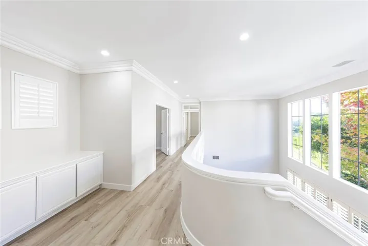 Upstairs landing and walkway