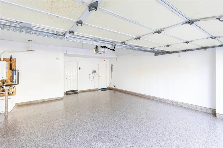 Garage with New Epoxy Flooring