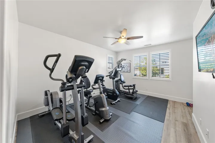 Jr. suite- currently being used as a workout room