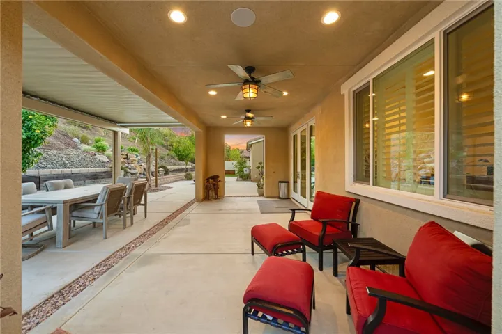 Outdoor lighting and ceiling fans