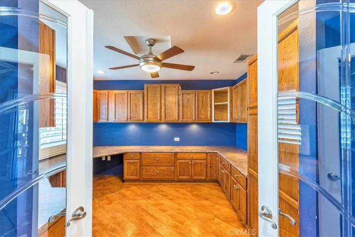Office with double doors