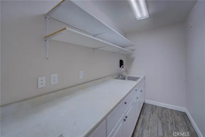 Storage area, prepping area for inventory