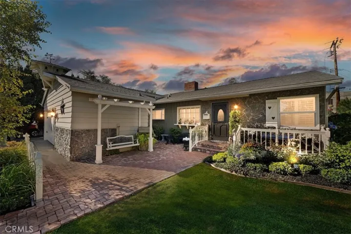 Front of Home at Twilight
