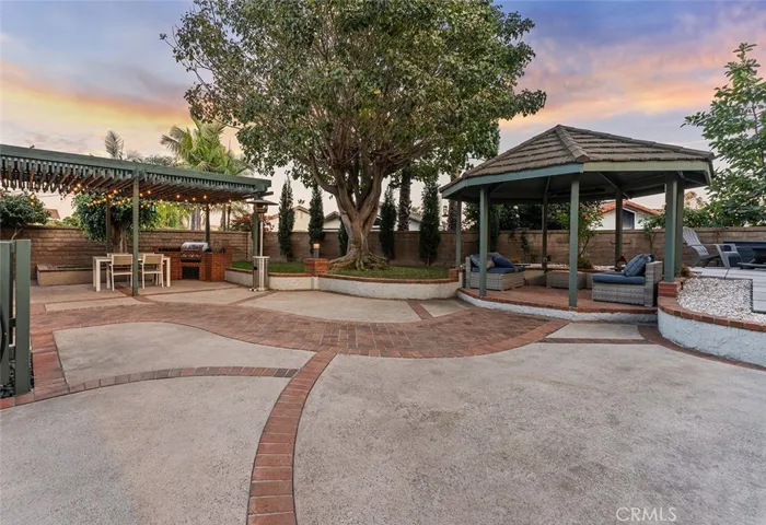 Large backyard