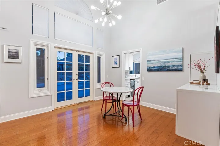 Dining/Family room opens to backyard