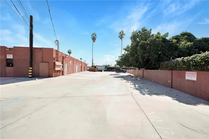 North side of Parking Lot looking South towards back of building and Winston Road