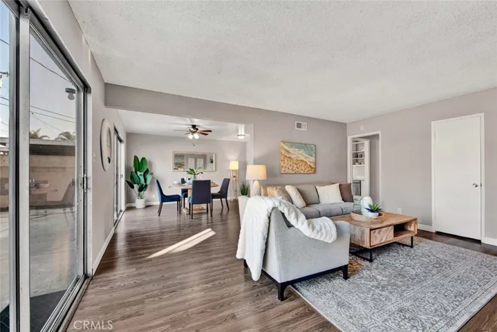 Separate living and dining areas