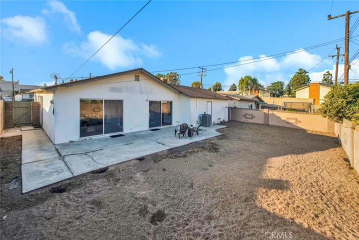 Back yard is a clean slate for whatever you want  to do
