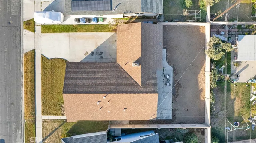 Long driveway for parking and good size backyard