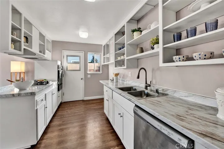 Galley style kitchen