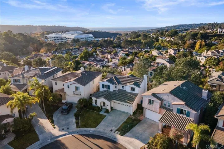 Front aerial view