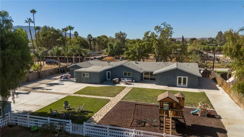 RV parking on both sides of the property