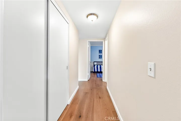 Looking back toward downstairs bedroom 2
