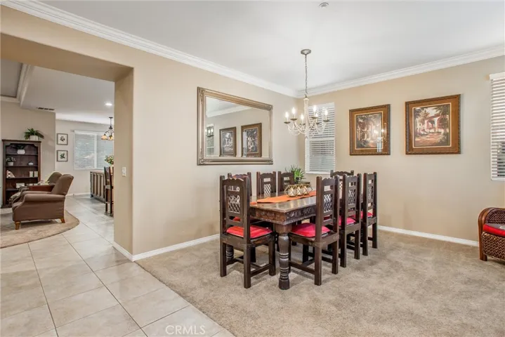 open to kitchen/family room