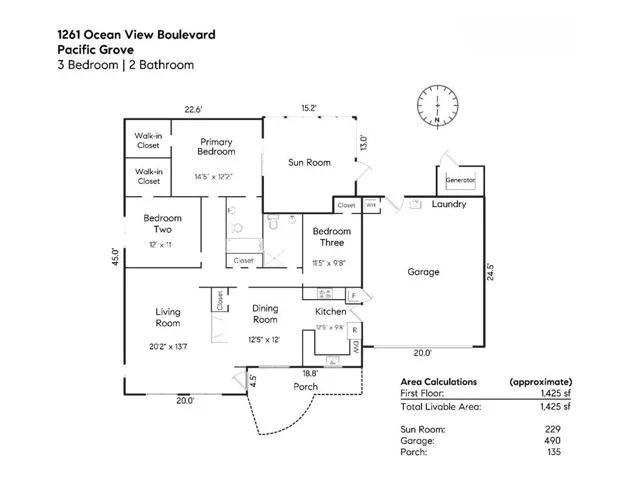 1261 Ocean View Boulevard, Pacific Grove, California 93950
