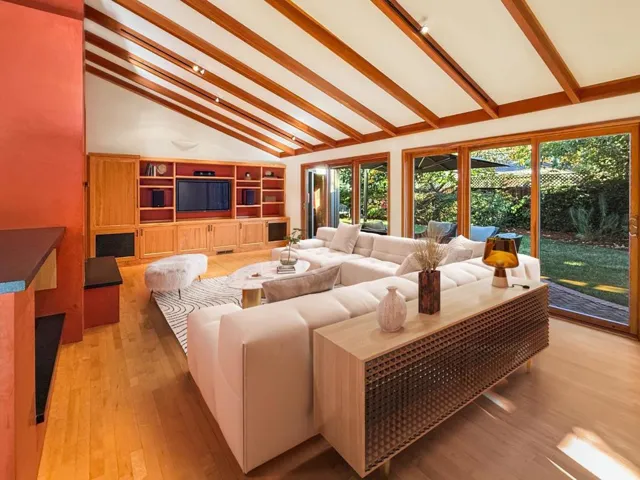 Great Room To Patio Door & Entertaining Paradise