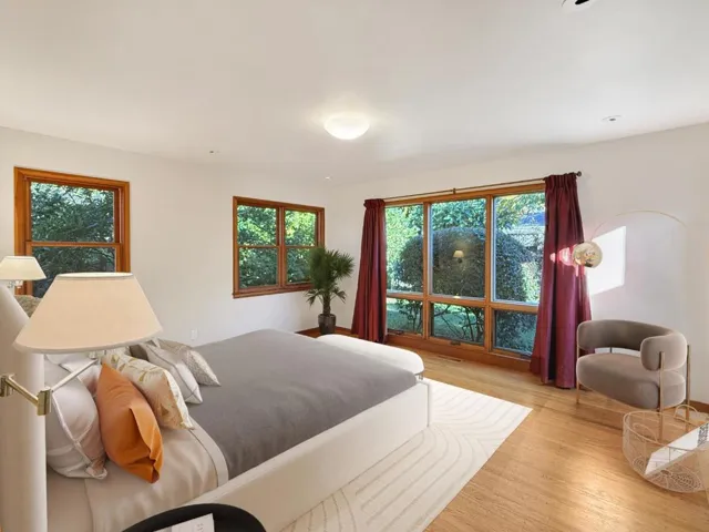 Primary Suite Retreat - View To Backyard From Entry  (Bed 1)