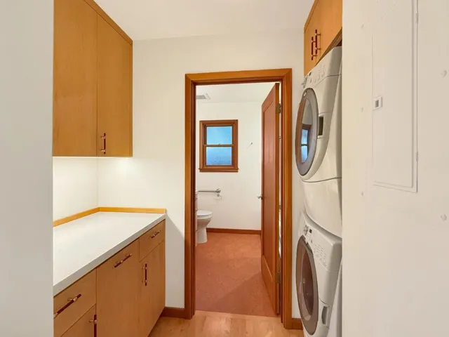 Hall Laundry Area & Linen Closet