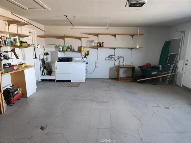 Washer and Dryer in Garage