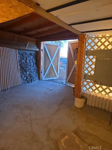 Entry doors to basement