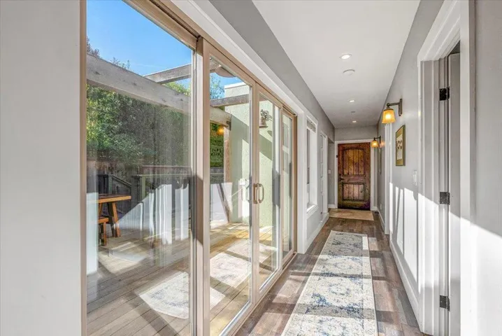 Hallway to back door