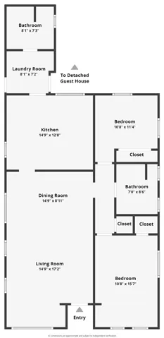 Front 2 Br 2 Ba SFR