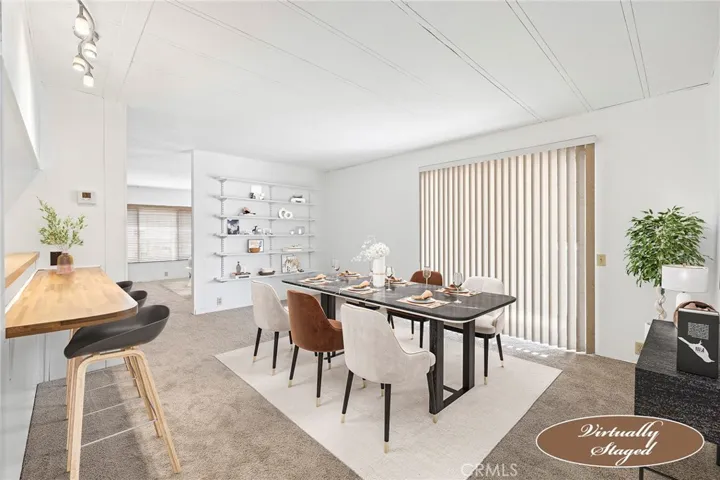 Virtually Staged Dining Room
