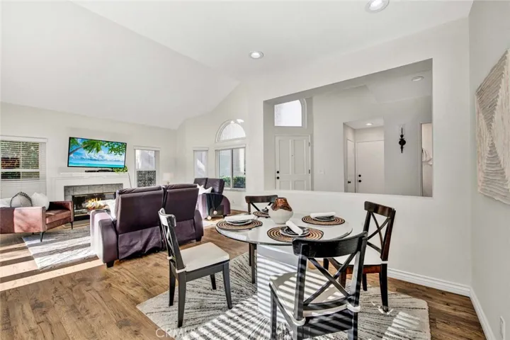 Dining Area Open to Living Room