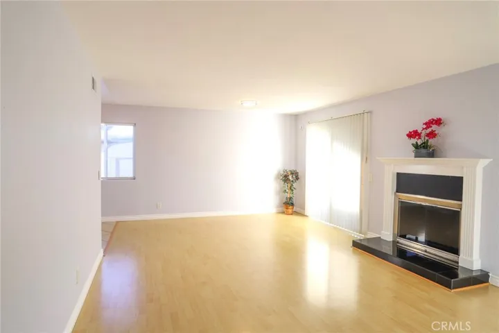 Living room with new painting.