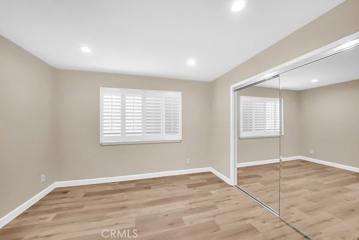 First floor bedroom is ideal for a guest room or home office.