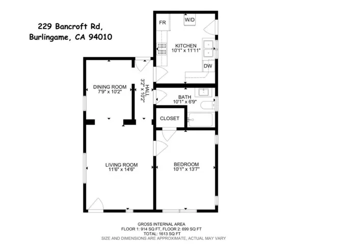 227229 Bancroft Road, Burlingame, California 94010