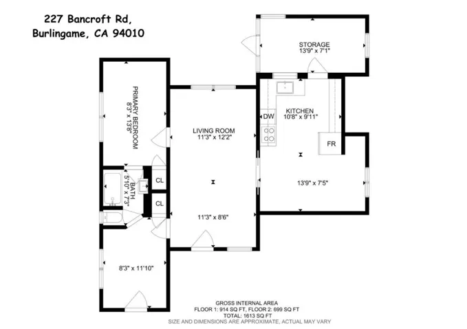 227229 Bancroft Road, Burlingame, California 94010
