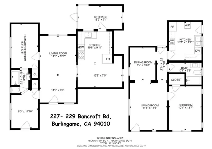 227229 Bancroft Road, Burlingame, California 94010