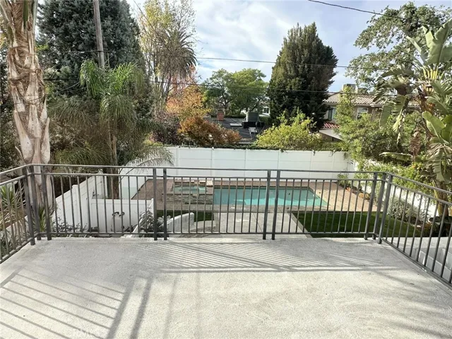 Balcony off of primary bedroom