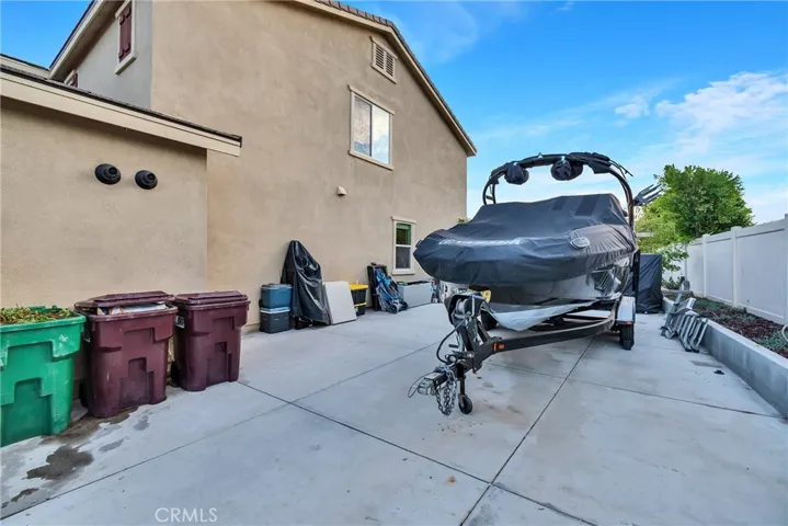 LARGE boat or RV parking behind the gate with water, electrical and dump station