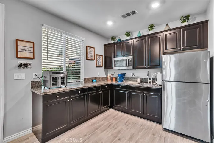 Kitchenette in downstairs unit